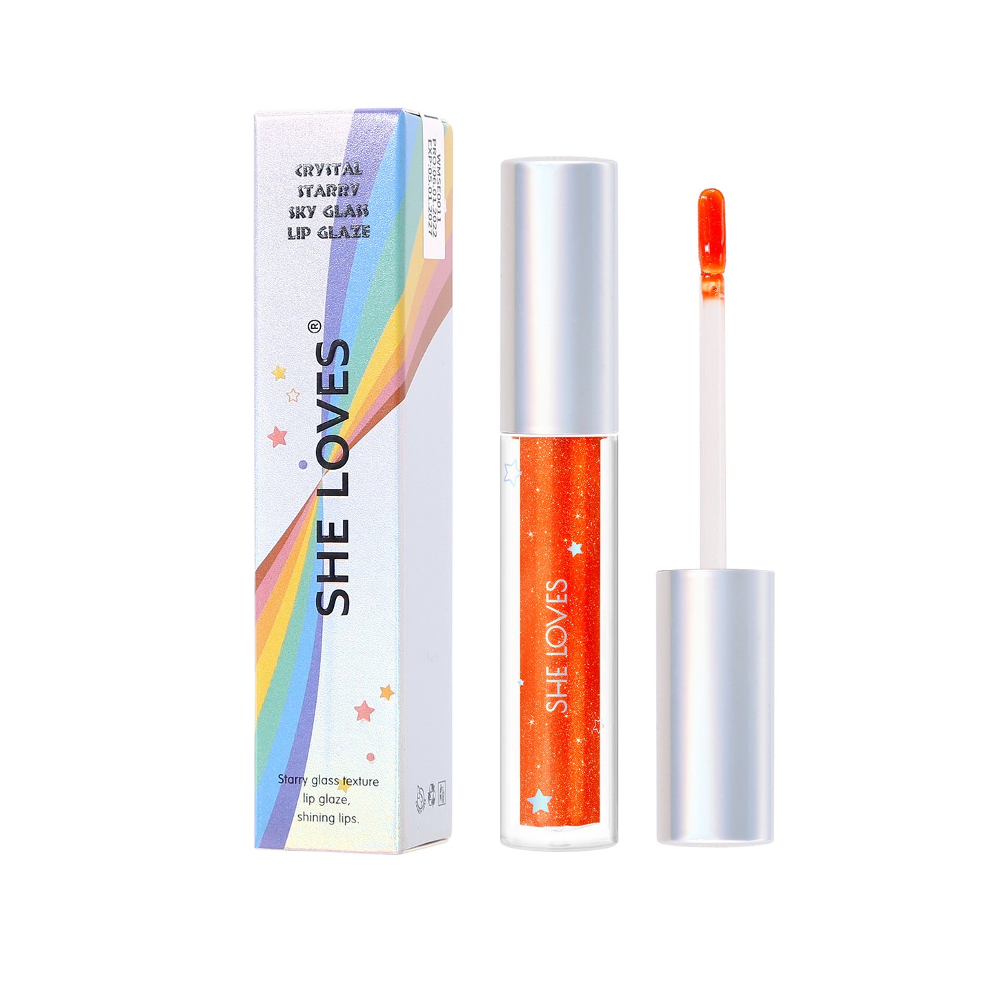 Moisturizing Lip Gloss Plumper with Glitter Shine - Multiple Colors