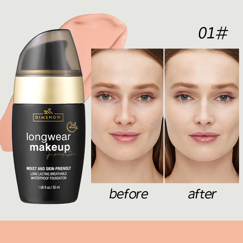Long-Lasting Oil Control Liquid Foundation Cream for All Skin Types