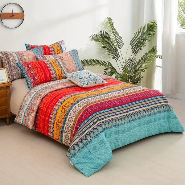 King Duvet Cover Set - 1 Duvet Cover & 2 Pillowcases - Geometry