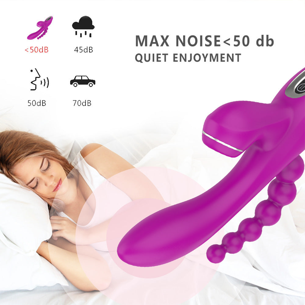 Multi-frequency Vibration Sucking Device for Women - Rechargeable Silicone Massager