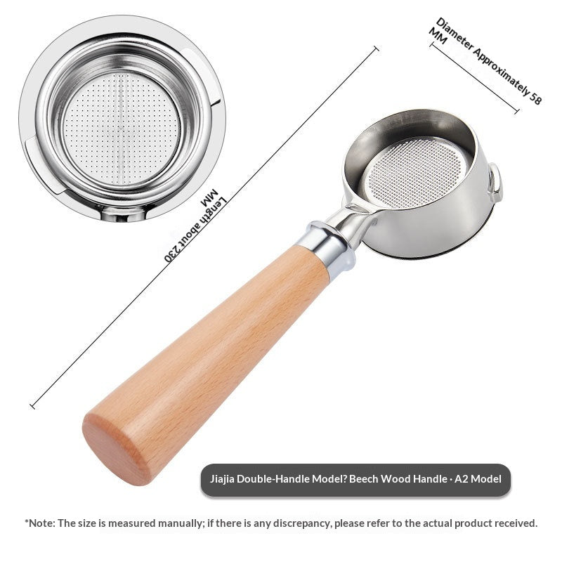 Italian-Style Coffee Machine Portafilter Bottomless Filter for Espresso