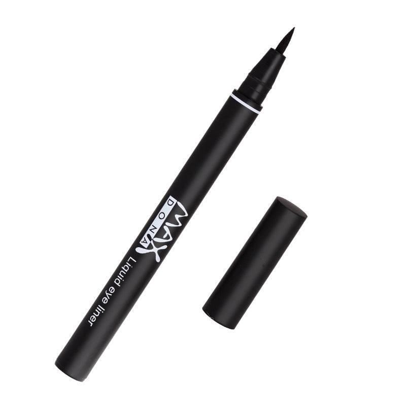 Long-Lasting Waterproof Black Eyeliner - Smudge-Resistant Makeup