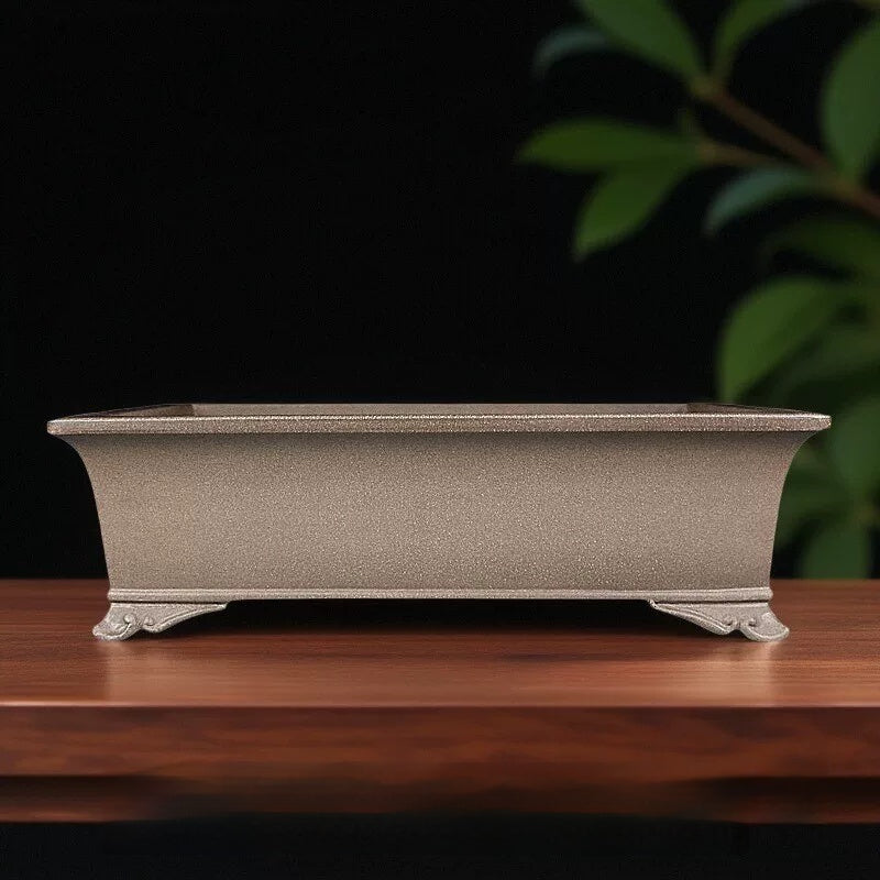 Purple Sand Bonsai Flower Pot 41.5x29.5x12.5cm Classical Garden Planter