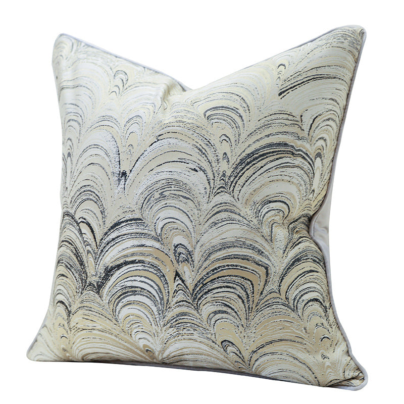 Luxury Grey Pillow Cover 45x45cm - Modern Simple Cushion for Living Room