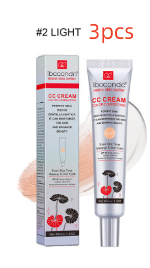 Color Correcting CC Cream with Centella Asiatica - Moisturizing Makeup Base