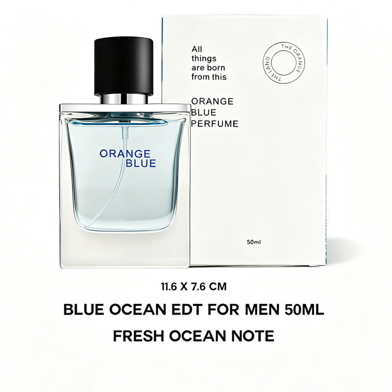Eau de Toilette for Men - Fresh Blue Ocean Scent, 50ml