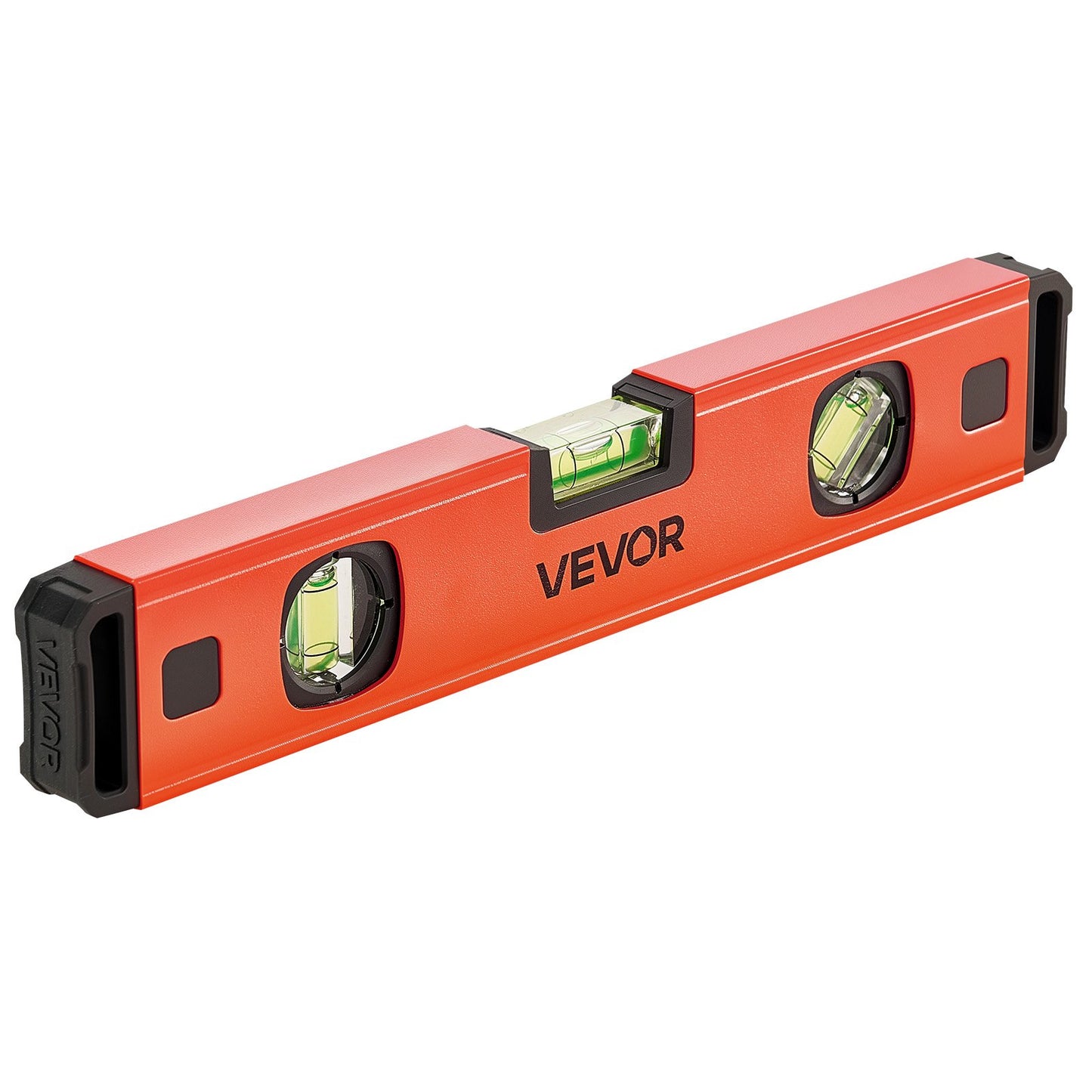 Magnetic Torpedo Level Set - 4-Piece Aluminum Construction with Green Vials