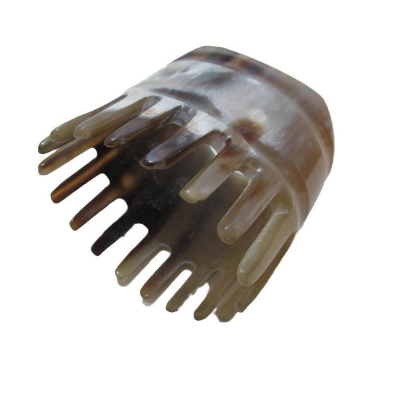 Female Head Meridian Massage Horn Comb - Hair Weaving & Hair Care Tool