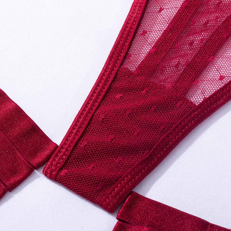 Lace Mesh Strap Garter Body-Shaping Corsets for Women