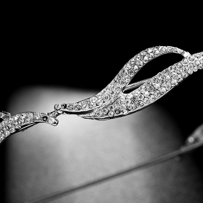 Rhinestone Crown Headband - Princess Style