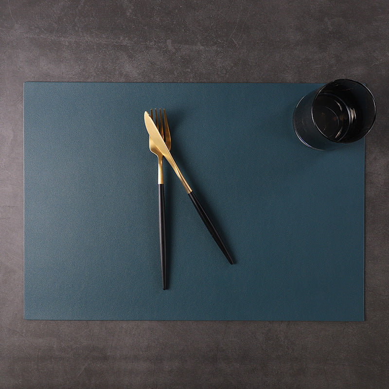 Waterproof Leather Placemat Set - Heat Insulation, Anti-Slip & Anti-Scald