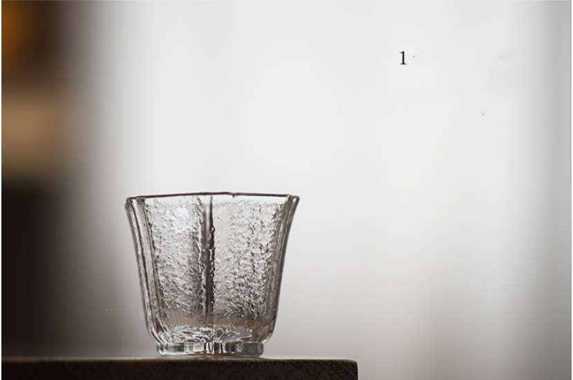 Transparent Glass Tea Cup Set - Heat-Resistant Japanese Style Drinkware