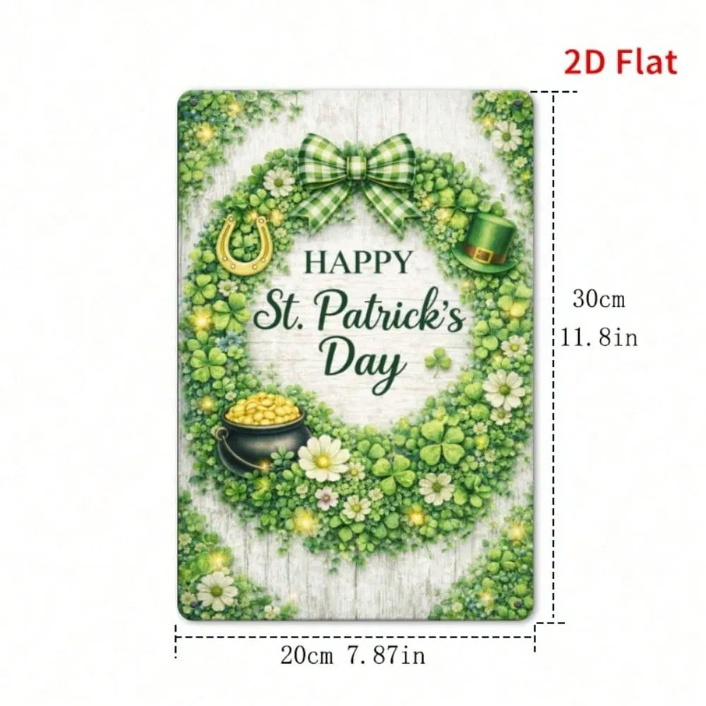 20x20 cm Decorative Metal Tin Wall Sign