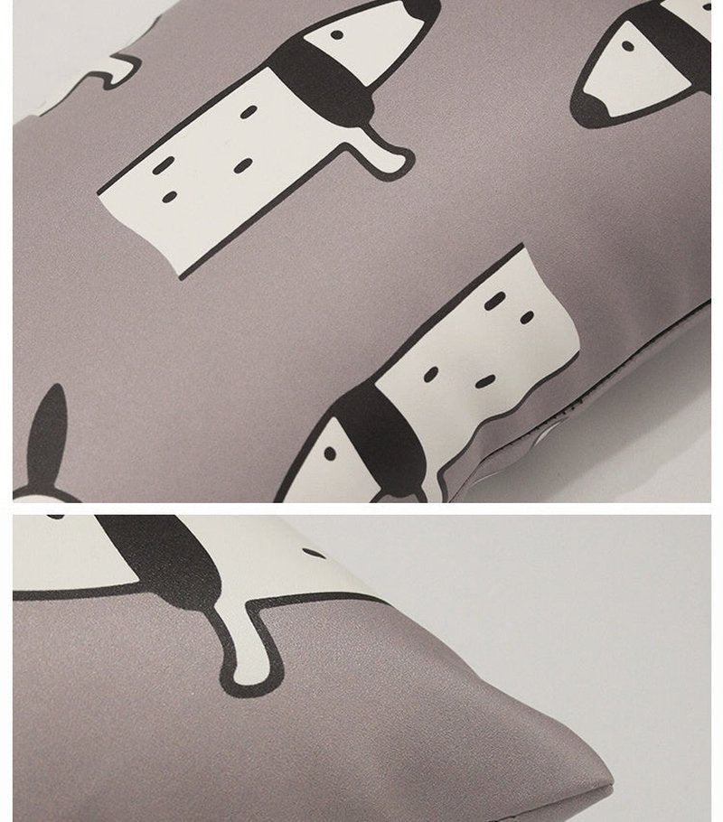 Car Seat Neck Protection Pillow Dachshund Style Waterproof Cushion