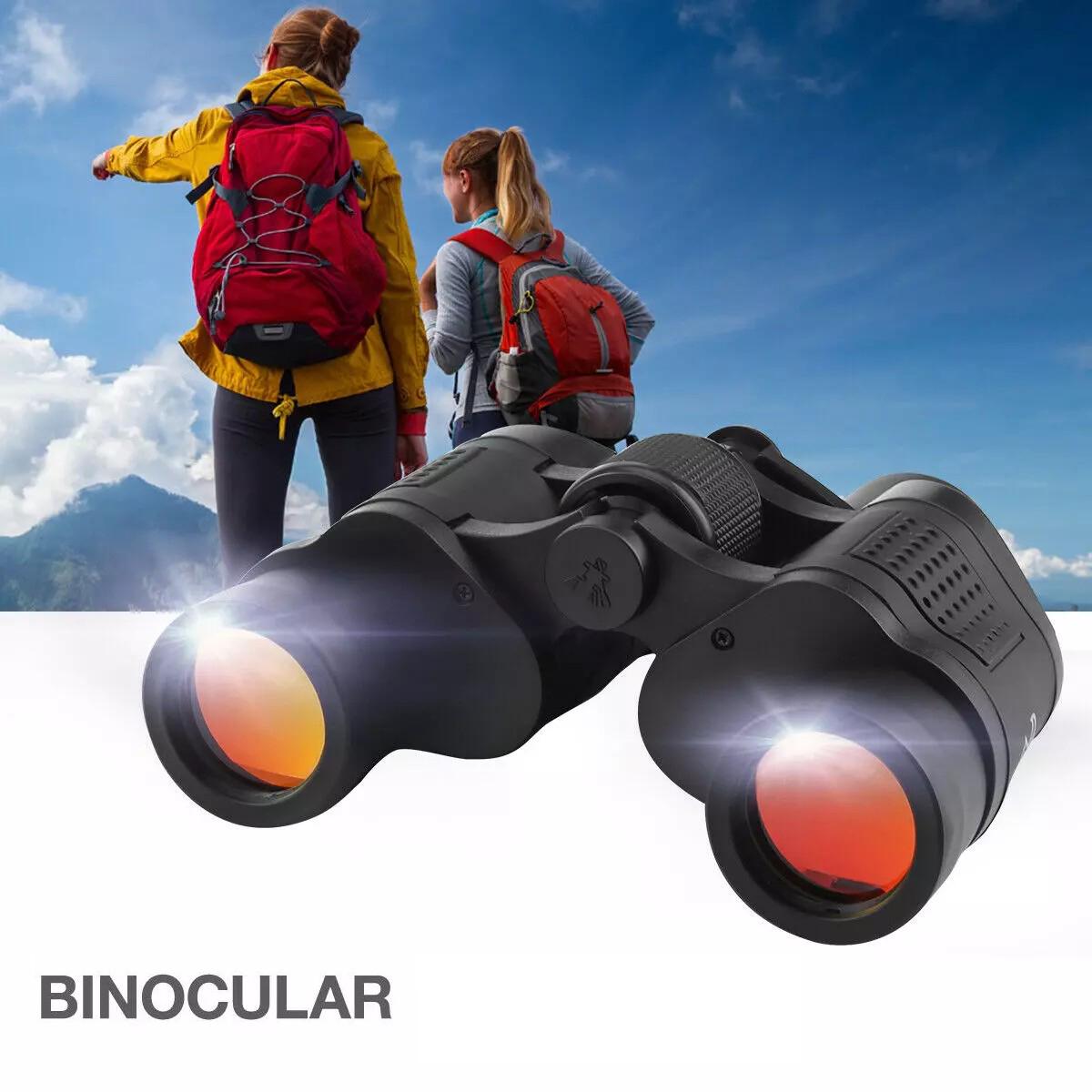 High-Power Binoculars for Bird Watching and Outdoor Sports - Black