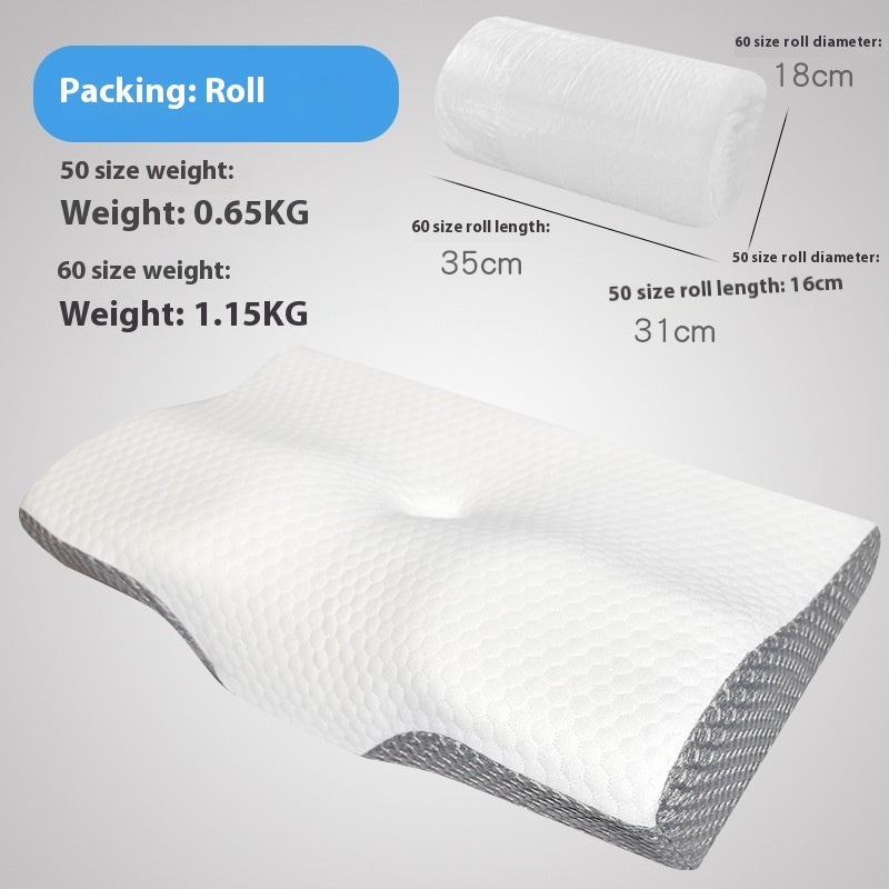 Memory Pillow Butterfly Cervical Support with Slow Rebound Memory Foam