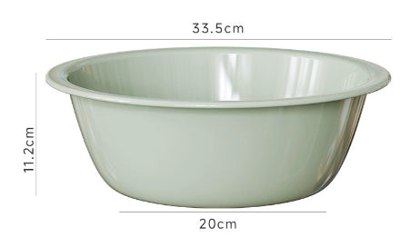 Laundry Basin 30cm Medium Lemon Yellow - Plastic Laundry Trough