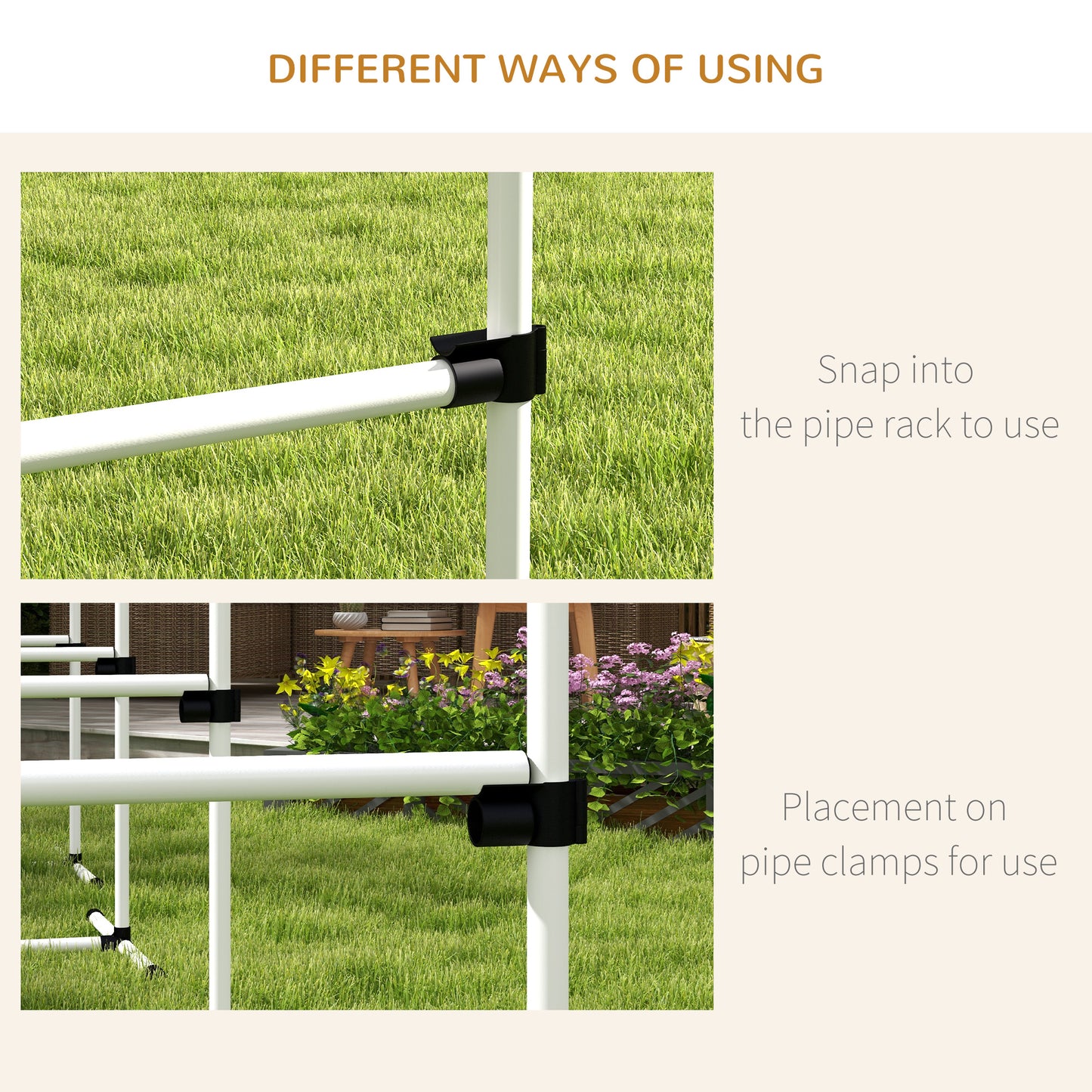 Dog Agility Training Equipment Set with Height-Adjustable Jump Poles - White, 4 Pieces
