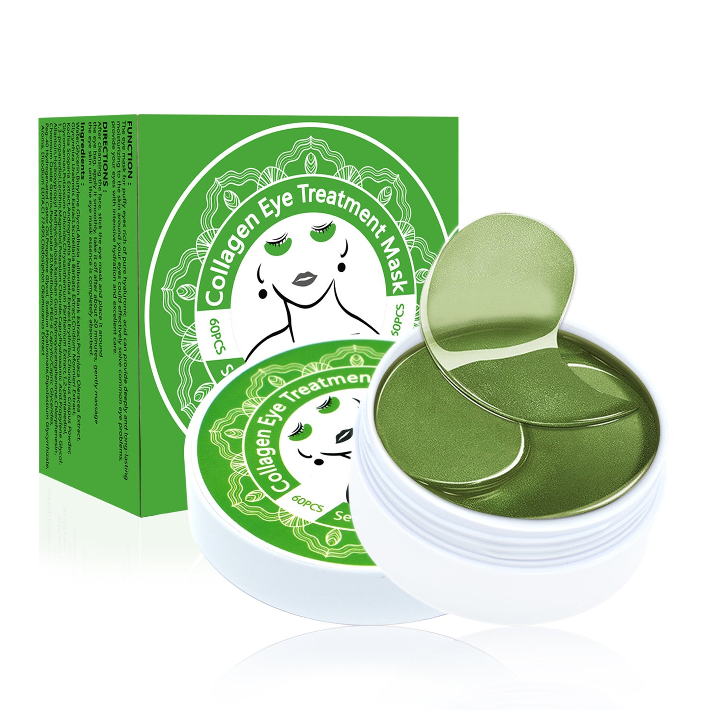 Moisturizing Eye Mask Set - Gold, Seaweed, Hyaluronic Acid & Black Pearl Variants
