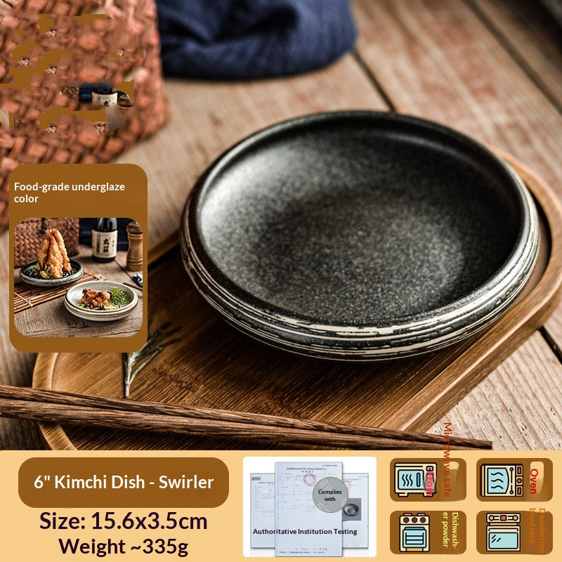 Ceramic Serving Plate for Kimchi and Cold Dishes - Exquisite Dinnerware