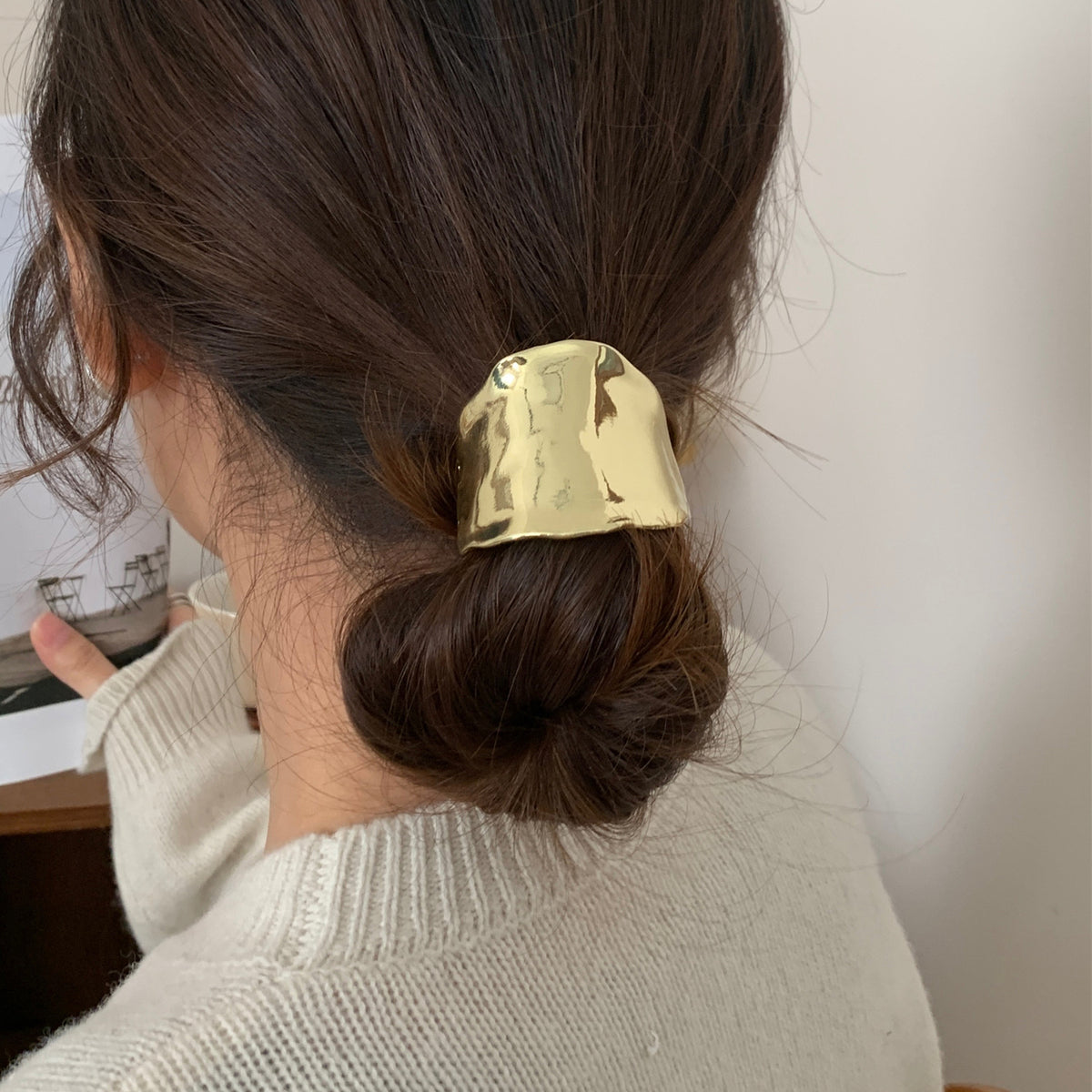 Metal Ponytail Clip for Women – Korean Style