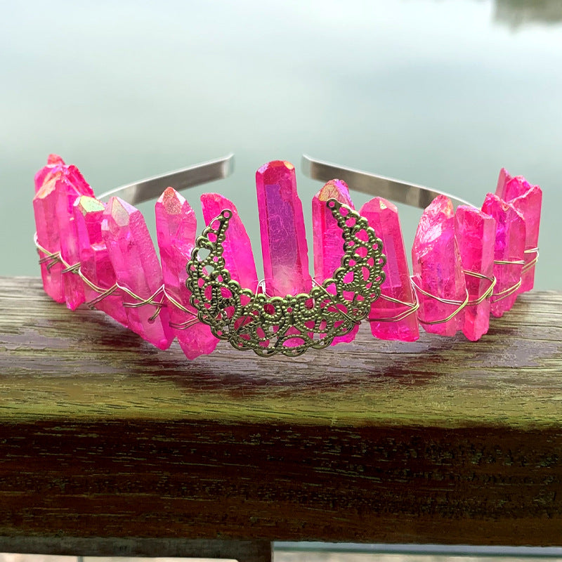 Crystal Rainbow Crown Hair Band