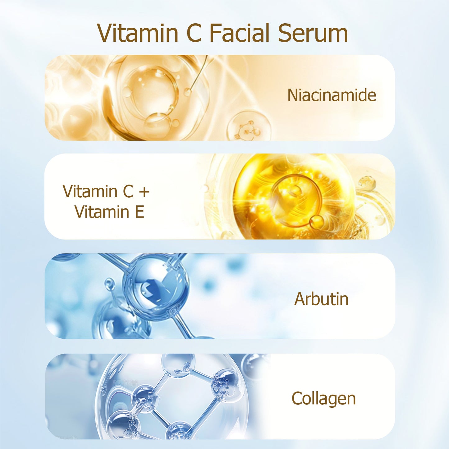 5-Step Facial Skincare Routine Set - Cleanser, Toner, Serum & Moisturizer
