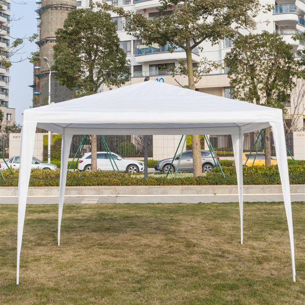 3-Sided Waterproof Event Tent - White, 3x3m