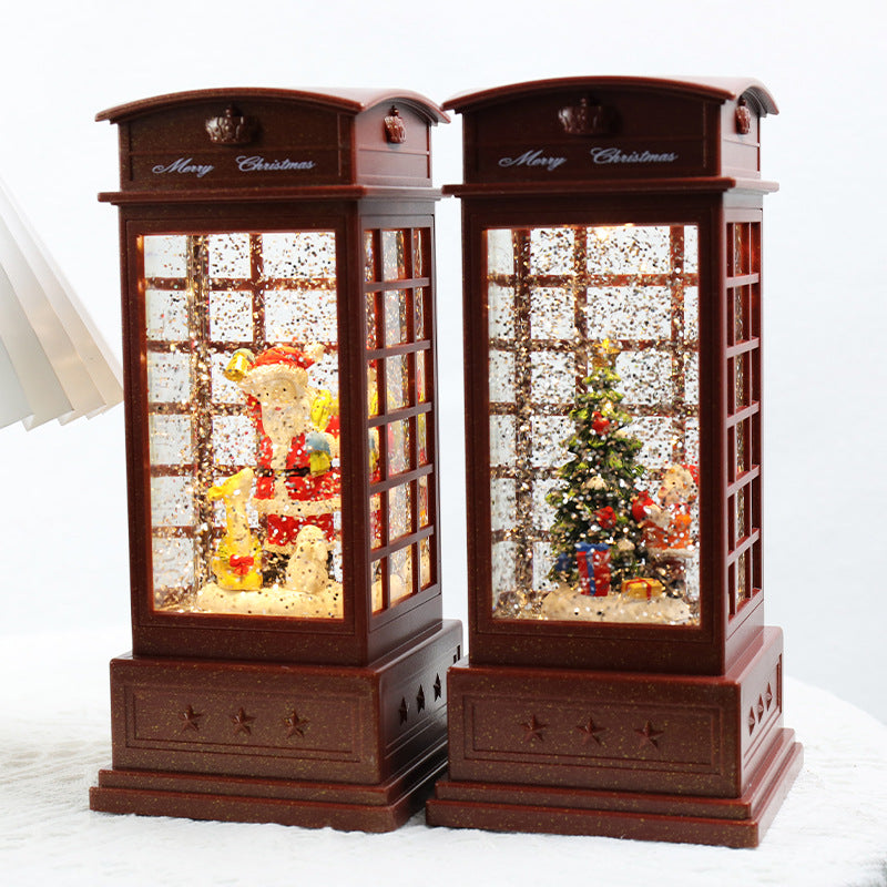 Christmas Holiday Decoration Ornaments - Music Box Style, Festive Holiday Decor