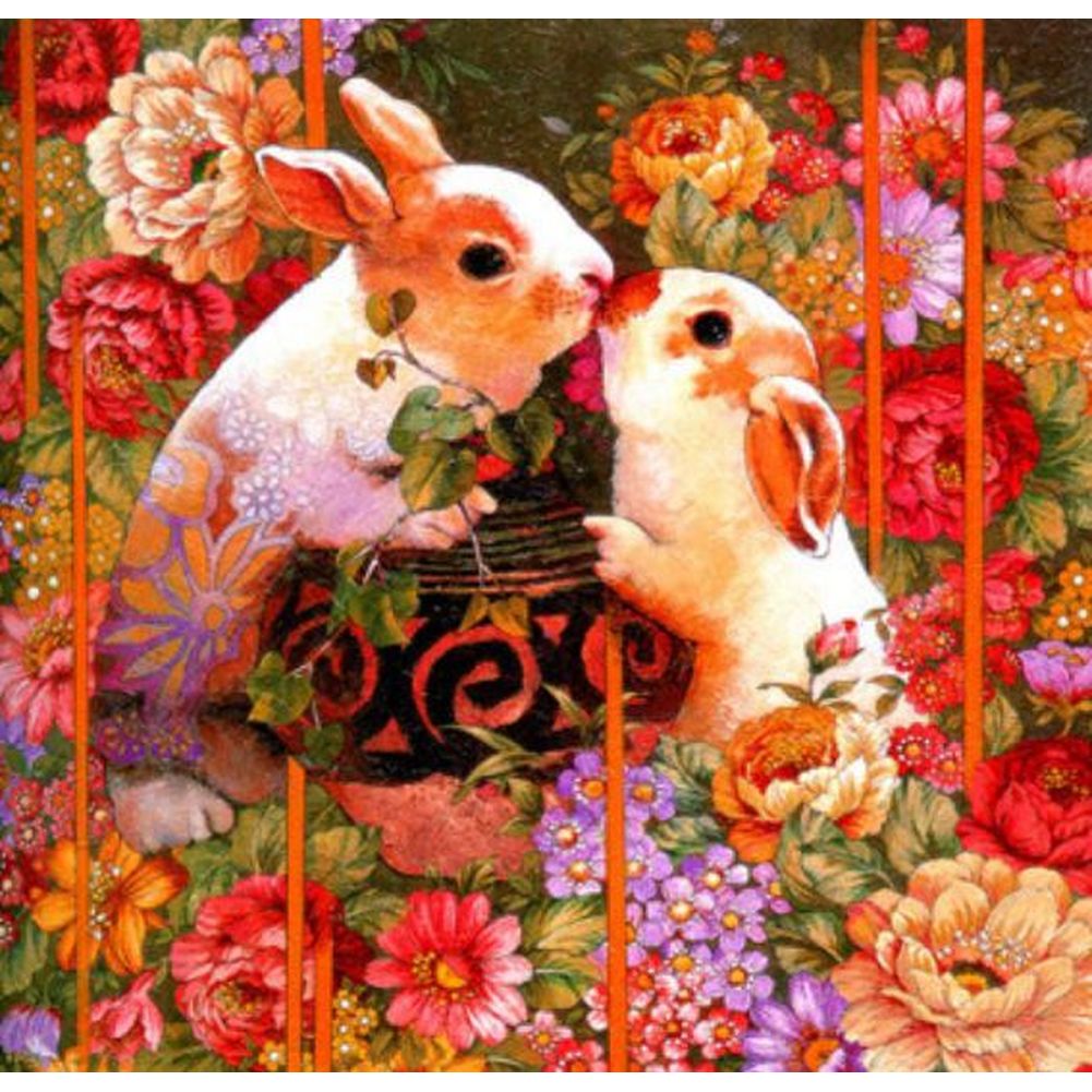 5D Diamond Painting Kit for Animals - Resin Rhinestone Cross Stitch Art