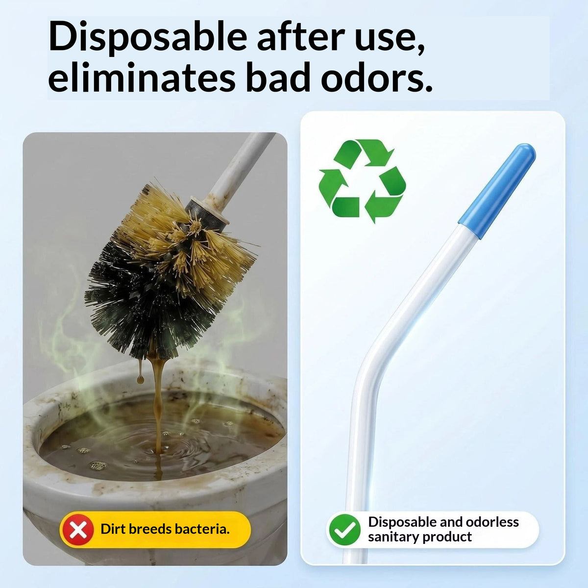 High-Pressure Toilet Cleaning Nozzle for Hard-to-Reach Areas