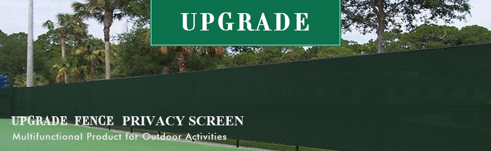 4x50ft Outdoor Privacy Fence Screen HDPE Sun-Resistant Garden Barrier - Dark Grey Black Green Brown