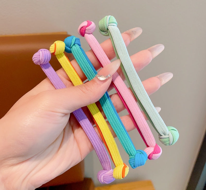 Girls' Fabric Hair Band Set – Multiple Colors & Styles