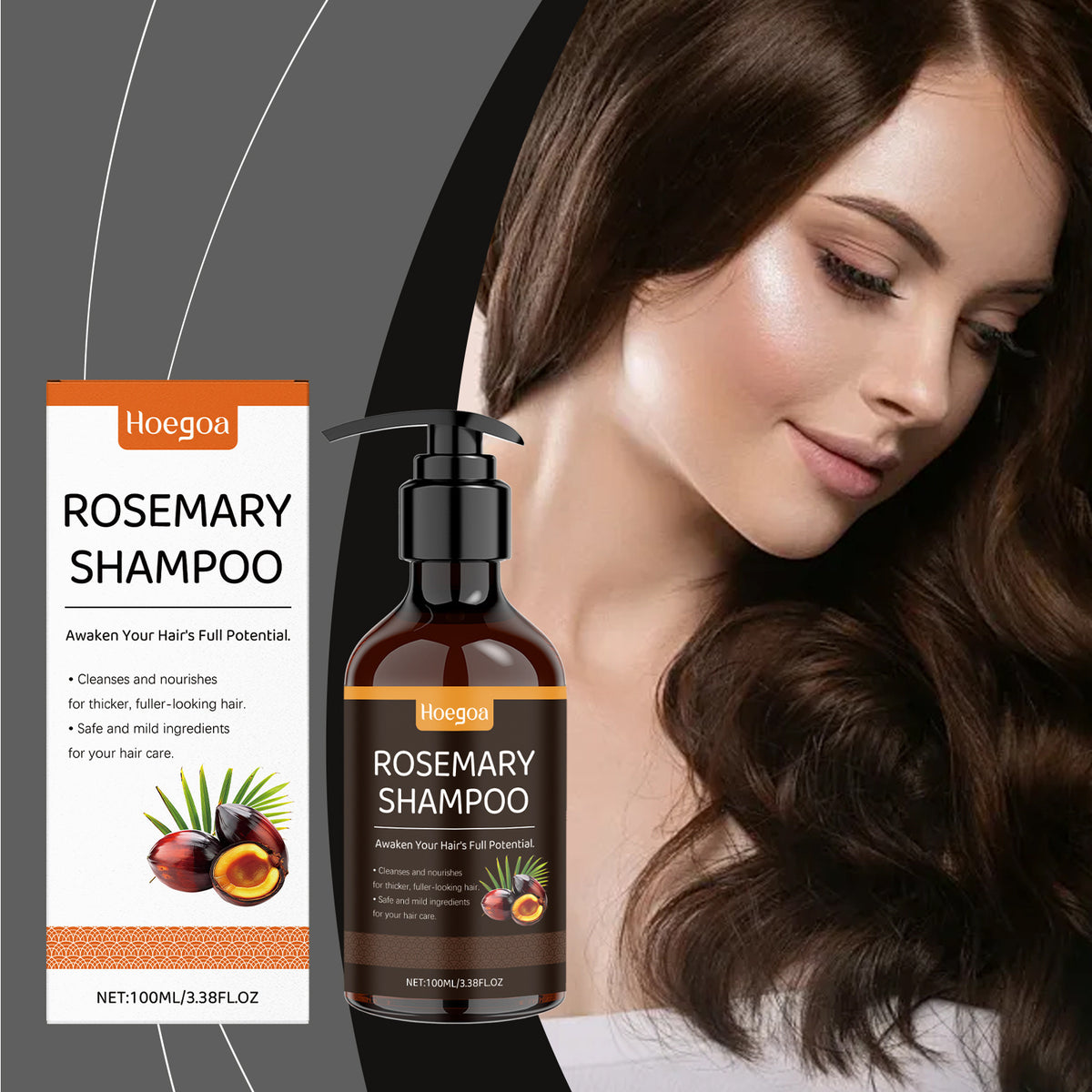 Rosemary Nourishing Hair Shampoo - 100ML Natural Hair Care