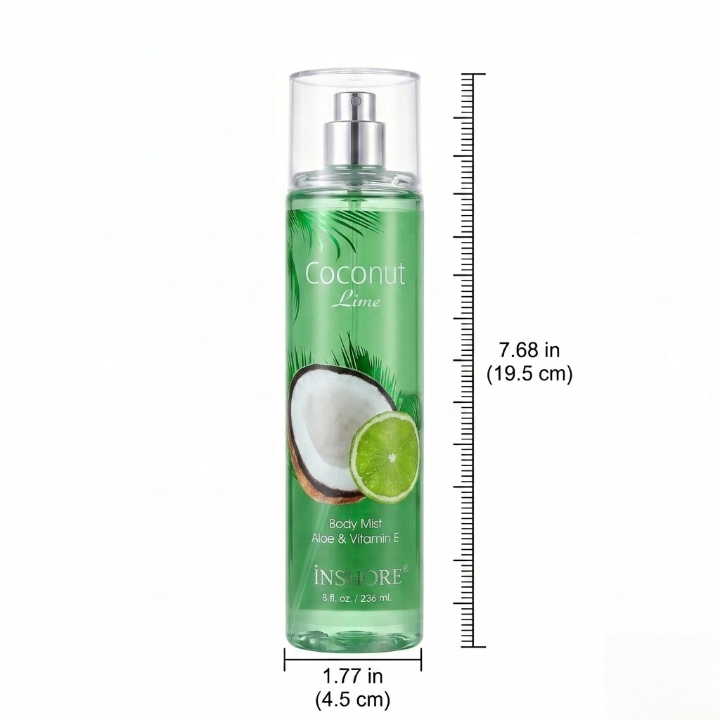 Fragrance Body Mist - 8 Fl. Oz. Hydrating Scented Spray with Aloe & Vitamin E