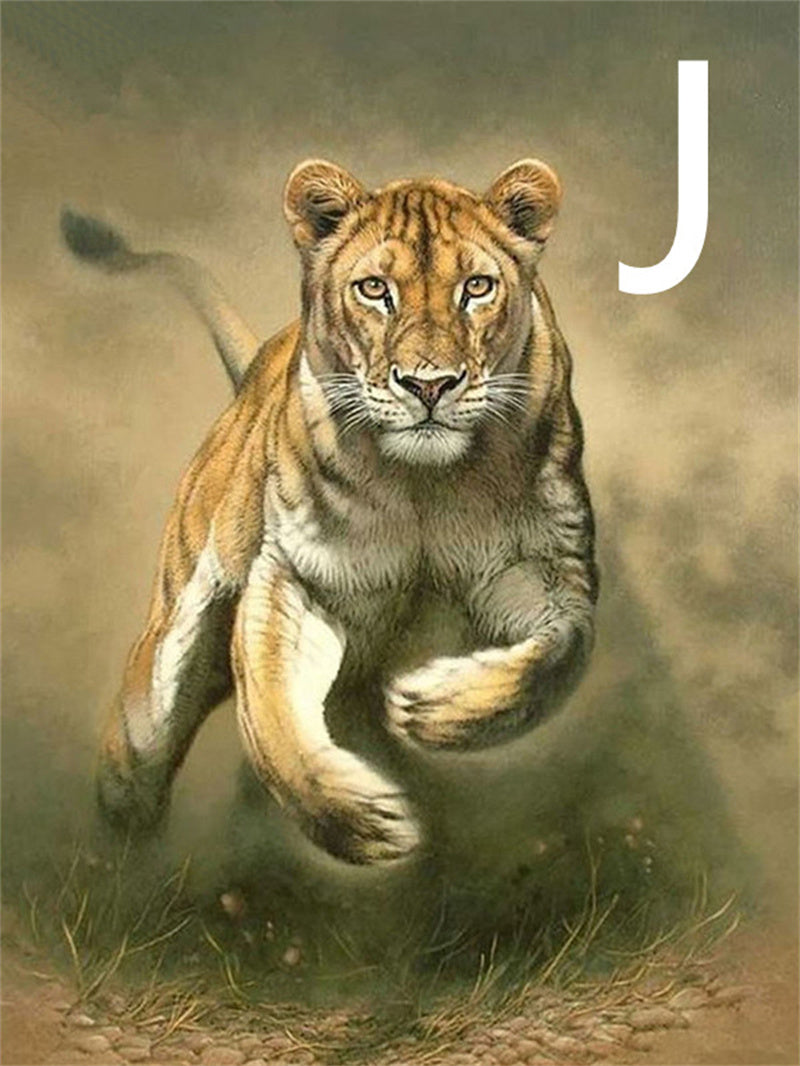 5D Diamond Embroidery Lion Cross Stitch Kit for Home Decor - Multiple Sizes & Styles