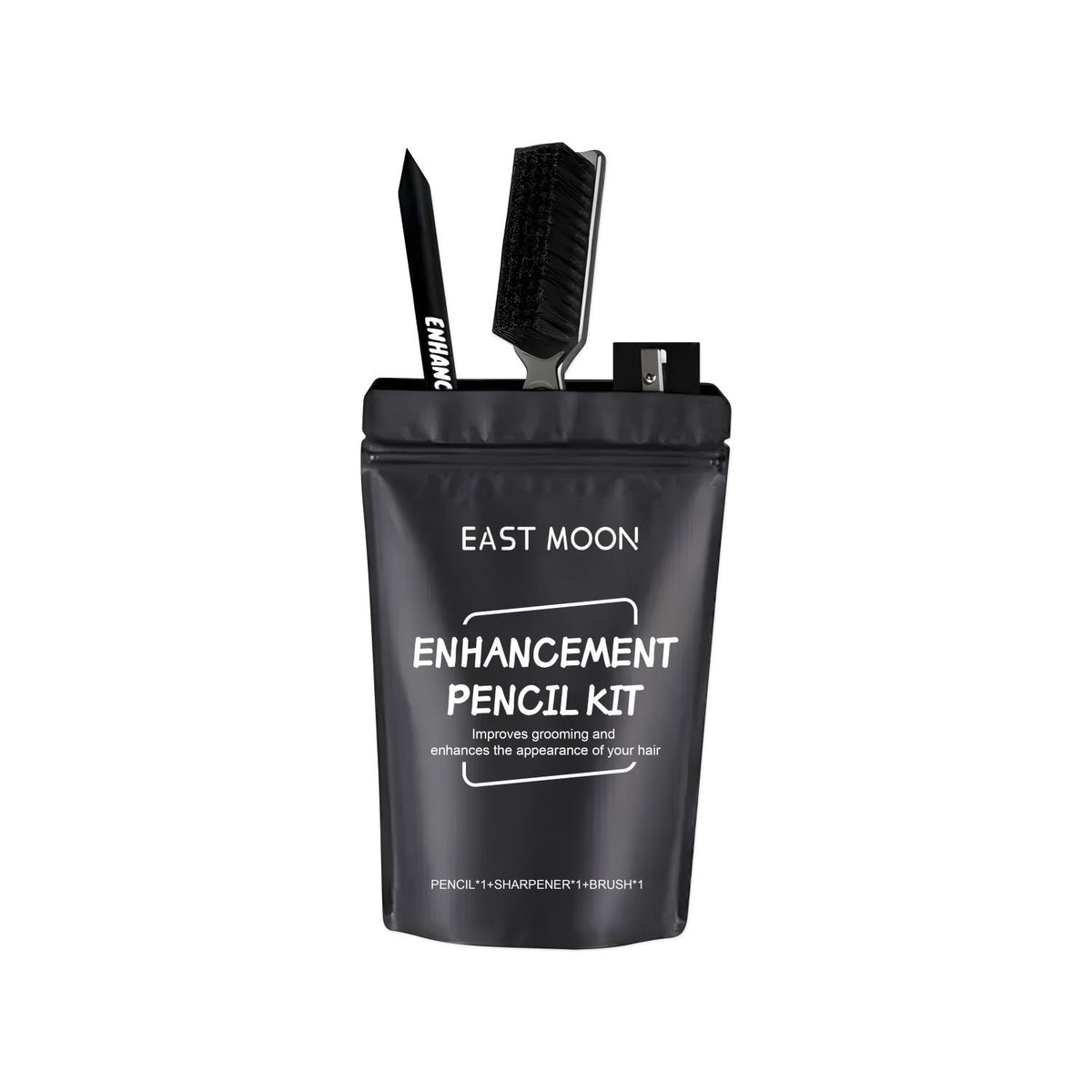 Men's Beard Grooming Set with Brush & Sharpener - Hairdressing Accessories