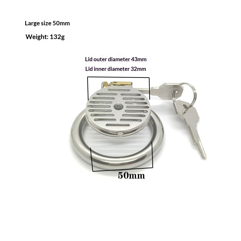 Stainless Steel Bondage Lock for Adult Wellness - Multiple Sizes