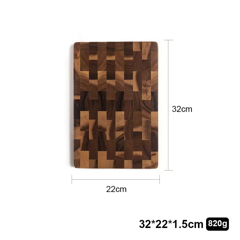 Solid Wood Acacia Chessboard and Cutting Board - Multiple Sizes