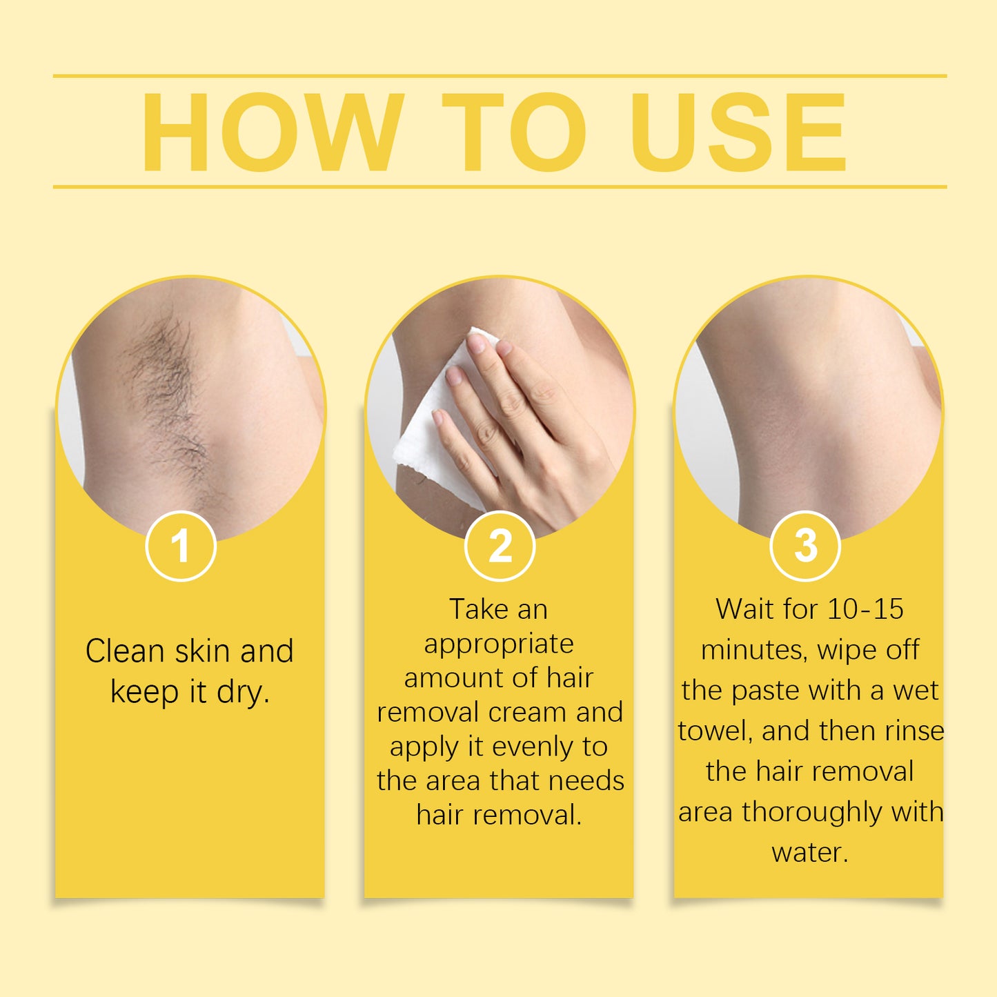 Bee Venom Moisturizing Hair Removal Cream - Gentle Body Depilatory