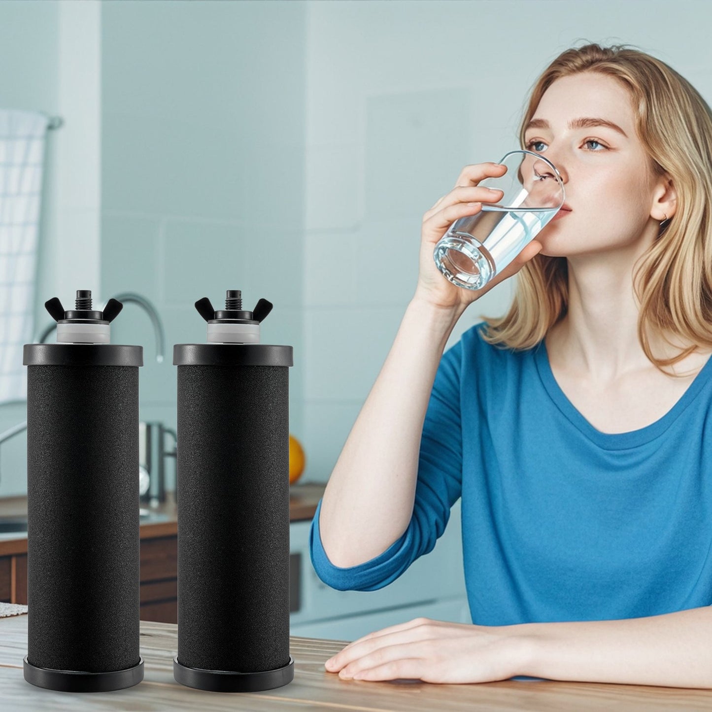 Gravity Water Filter Replacement - 2 Pack Coconut Carbon