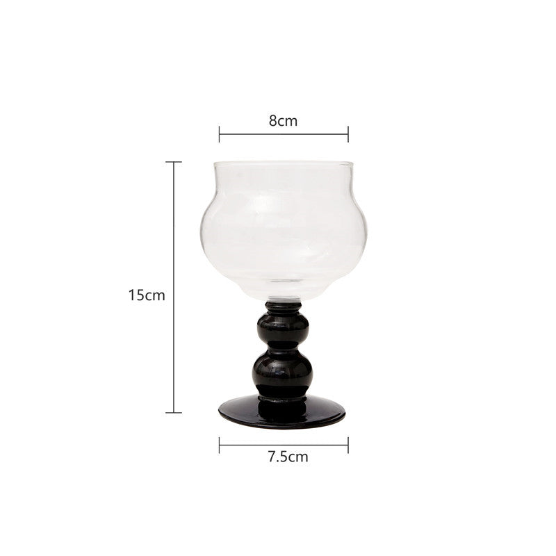Nordic Style Heat-Resistant Glass Water Cup 301-400mL - Creative Drinkware