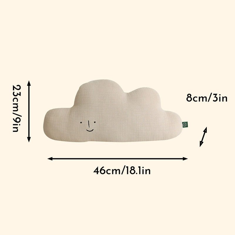 Kids Decorative Pillow - Soft Baby Nap Pillow for Nursery, Sofa & Bed