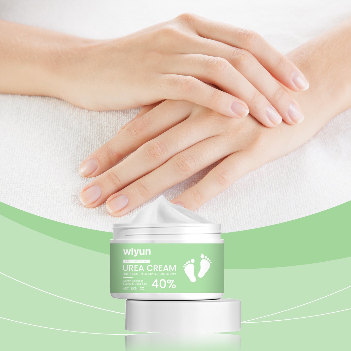 Urea Moisturizing Foot Cream for Cracked Heels and Dry Skin