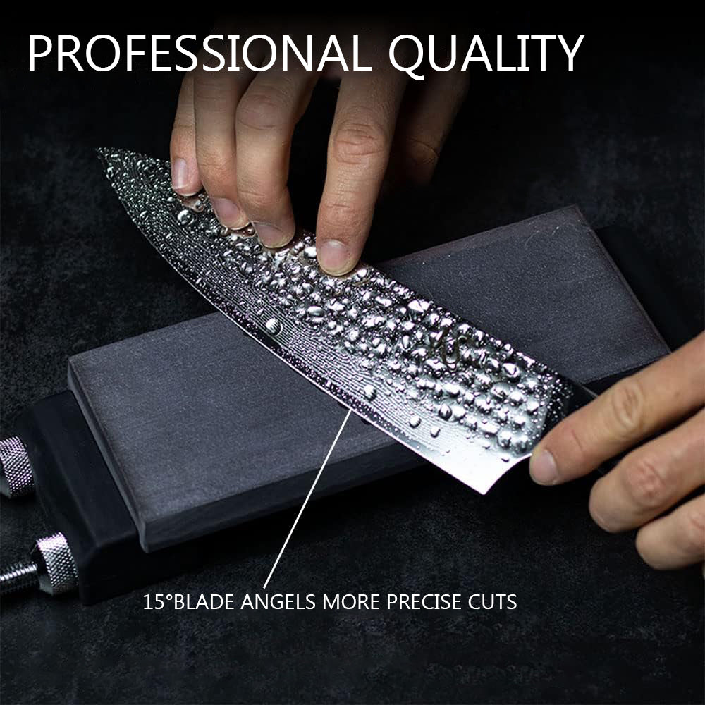 8-Inch Japanese Chef Knife - VG10 Damascus Steel with Pakkawood Handle