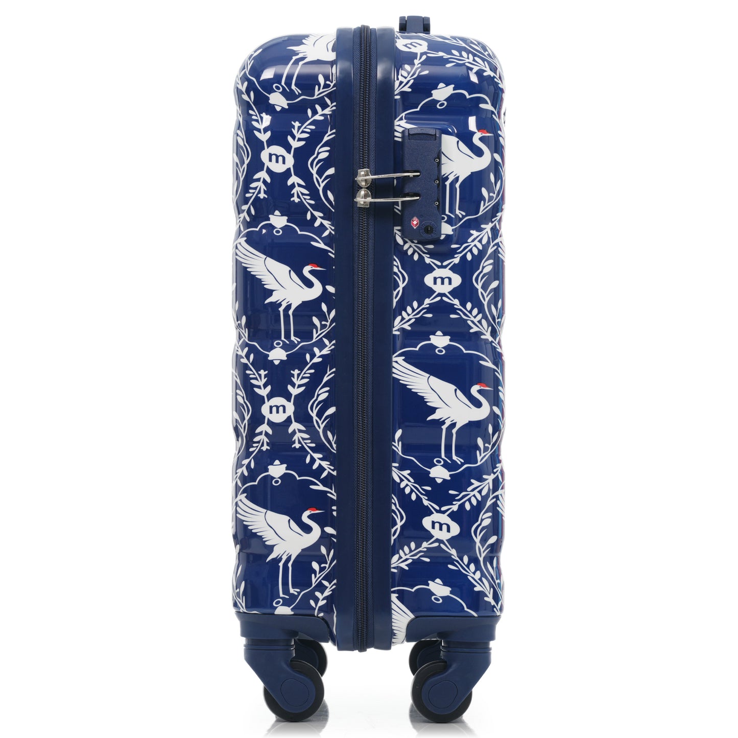 20-Inch Carry-On Luggage Set with USB Port - Indigo