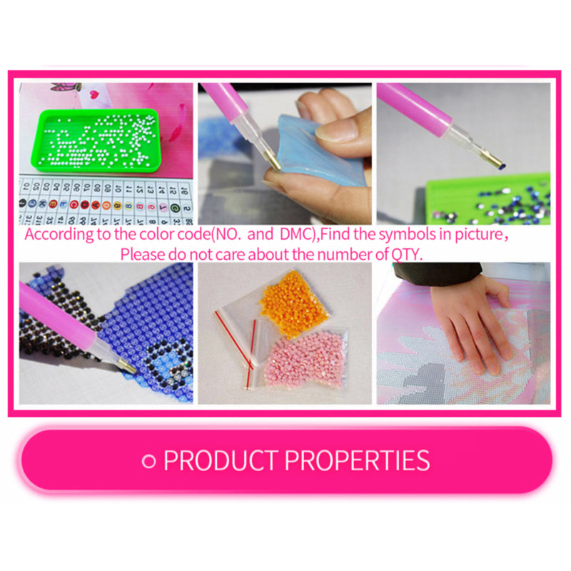 Full Circle Diamond Painting Mosaic Kit for Home & Garden