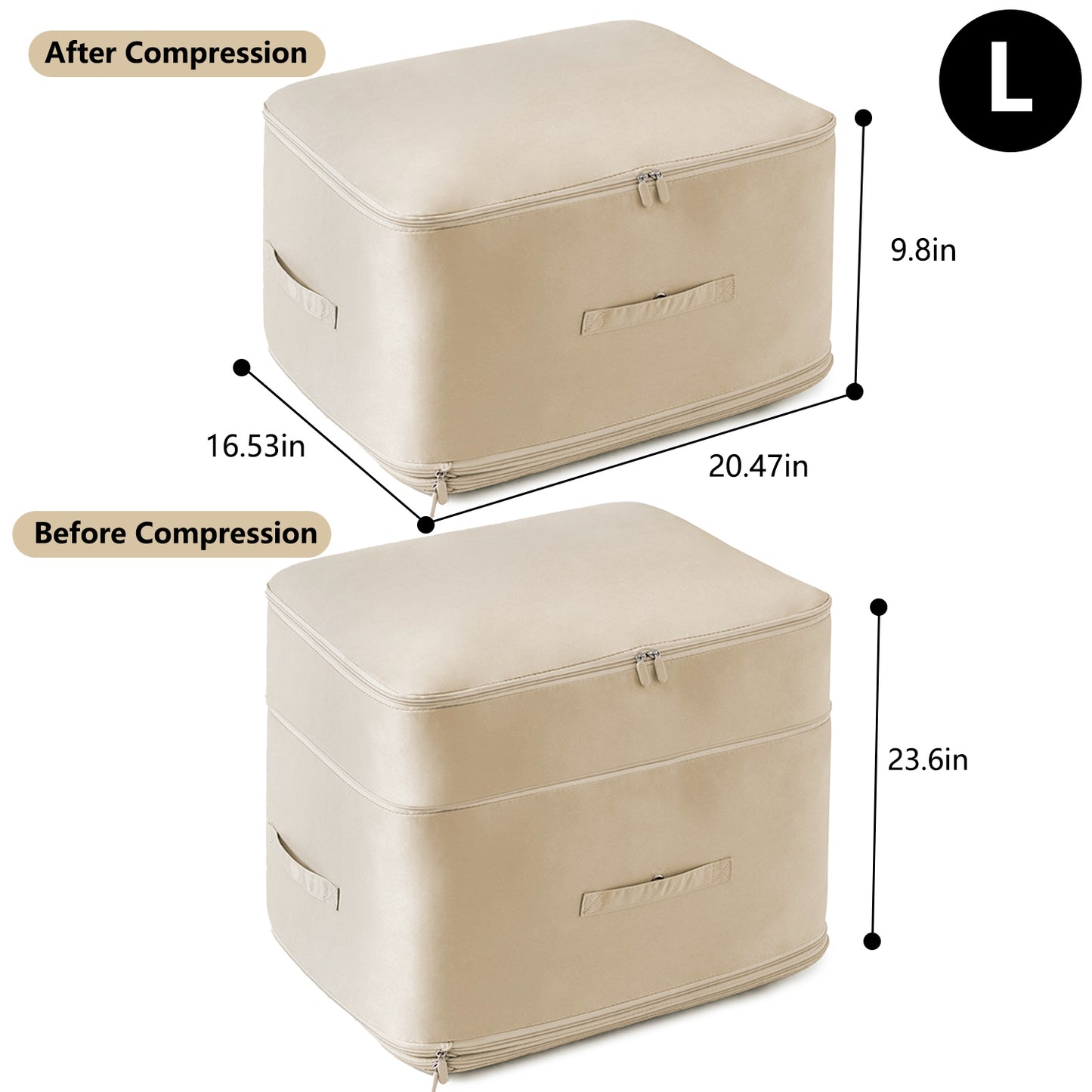 1Pc Foldable Storage Bag For Comforter Quilt Blanket Clothes Season