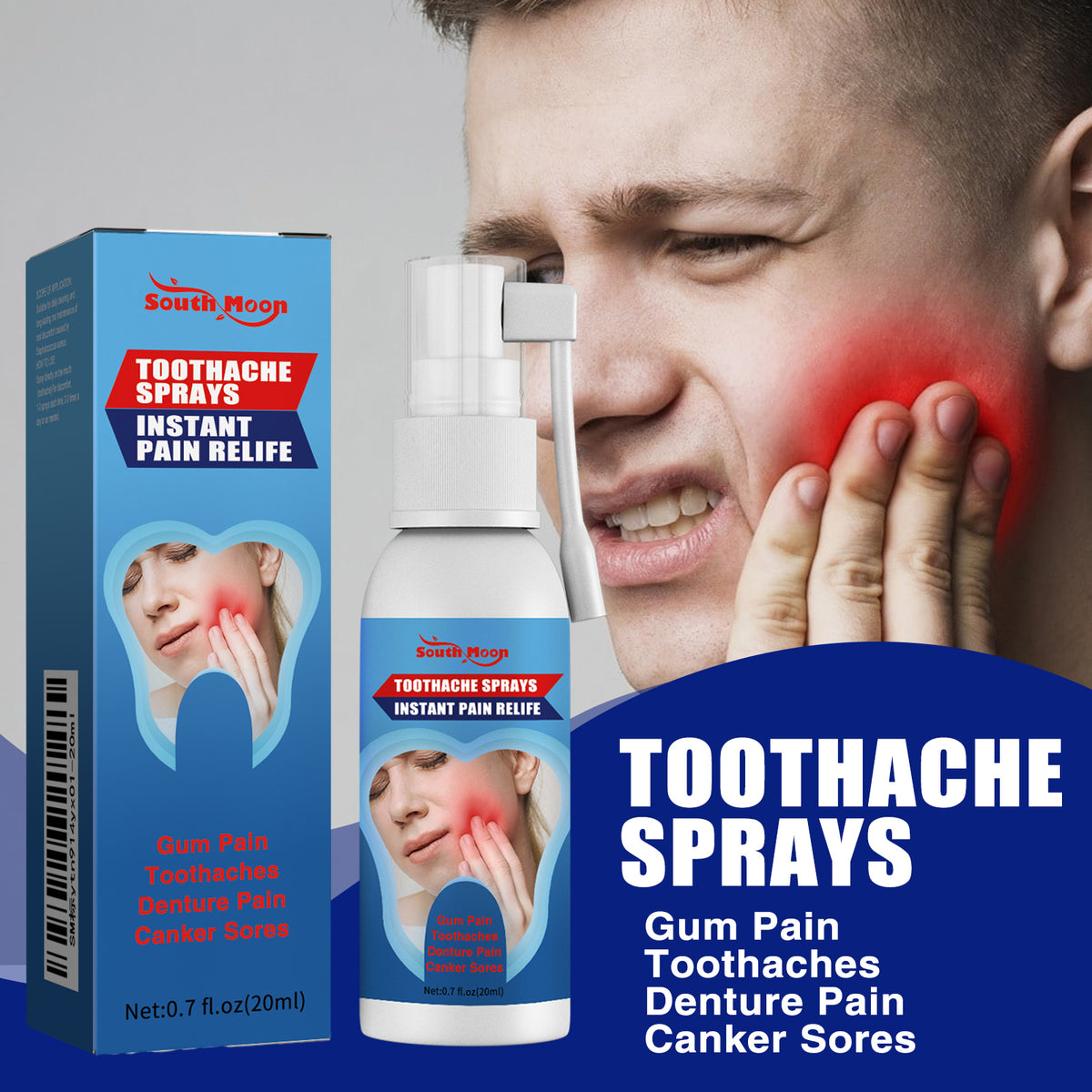 Oral Care Spray with Glycerin & Eucalyptus - 20ml