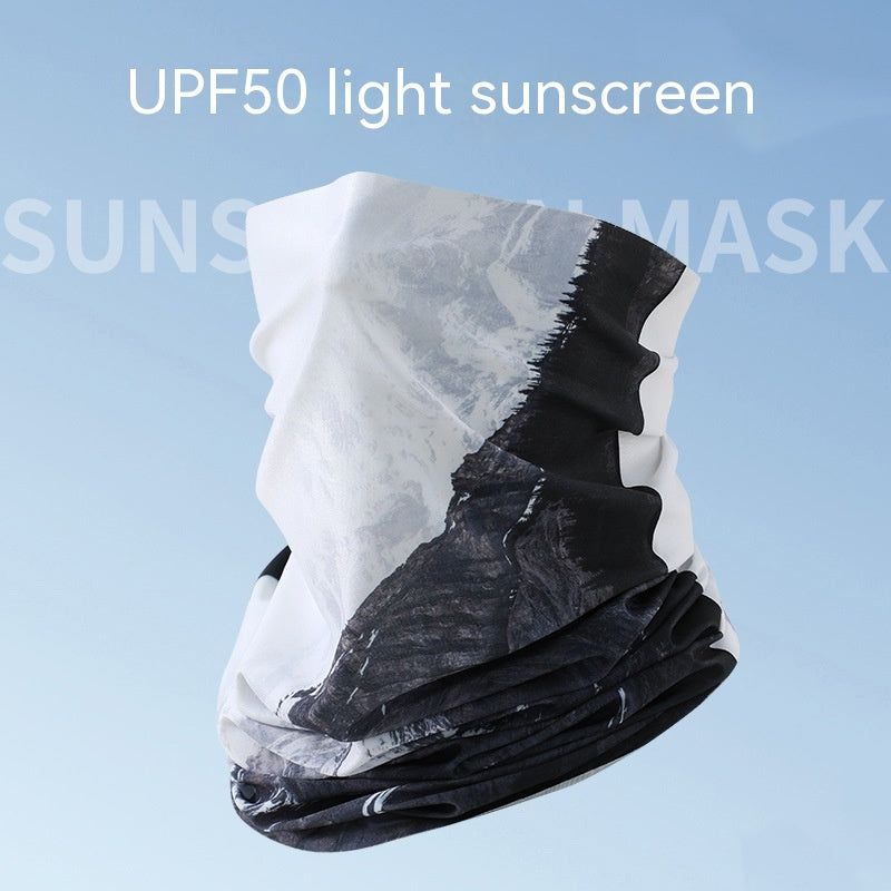 Quick-Drying Cycling Headband Mask with UV Protection